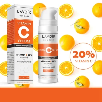 

VC Serum Hydrating Firming Skin Smooth Fine Lines Anti-wrinkle Anti-aging Vitamin Moisturizer Essence Skin Care 15ml
