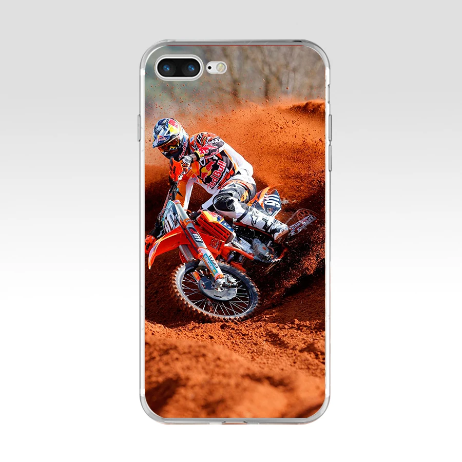 248SD moto cross moto dirtbikes Мягкий ТПУ силиконовый чехол для Apple iPhone 6 6s 7 8 plus чехол - Цвет: 7