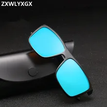 Роскошные Брендовые мужские солнцезащитные очки, дизайнерские солнцезащитные очки для рыбалки, классические квадратные солнцезащитные очки для вождения, мужские Oculos Masculino