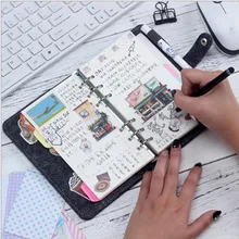 Japanese Personal Dairy Felt With Pu Leather Travel Journal Golden Ring Office Binder Notebook Cute Kawaii Agenda Planner A6 Japanese Personal Dairy Felt With Pu Leather Travel Journal Golden Ring Office Binder Notebook Cute Kawaii Agenda Planner A6