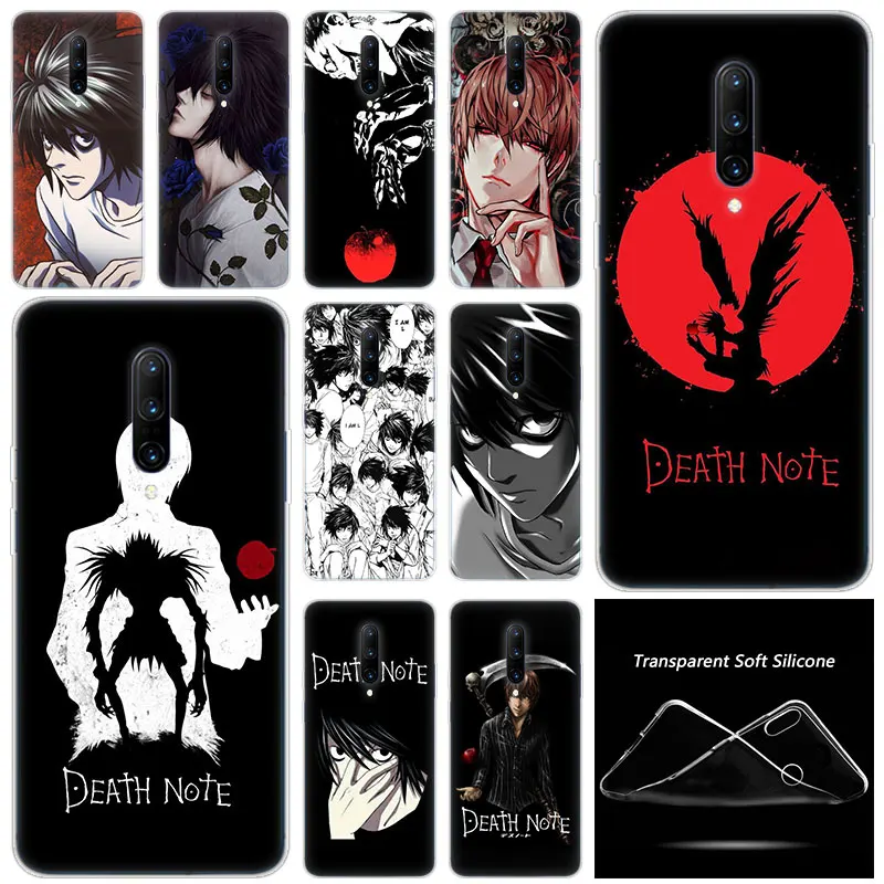 Hot Anime Death Note Fashion Transparent Silicone TPU Soft Phone Case for OnePlus 7 Pro 5G 6 6T 5 5T 3 3T Cover Coque | Мобильные