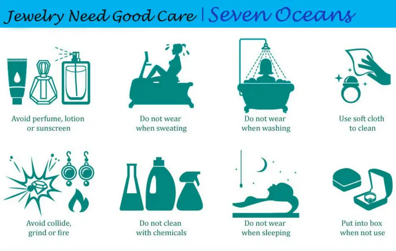Jewelry need good care-Seven Oceans Jewellery Store