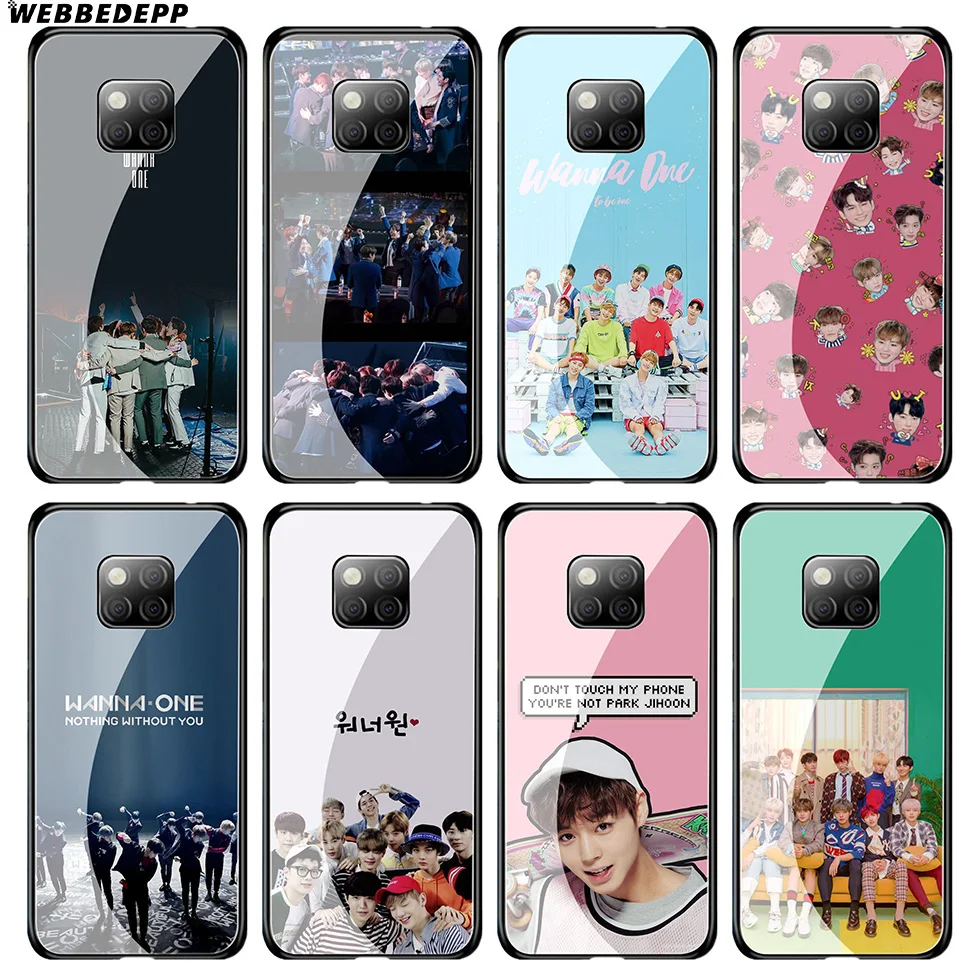 WEBBEDEPP Wanna One Music чехол из закаленного стекла для Huawei Mate 20 P20 P10 P Smart 2019 2018 и Honor 10 9 8X 7A