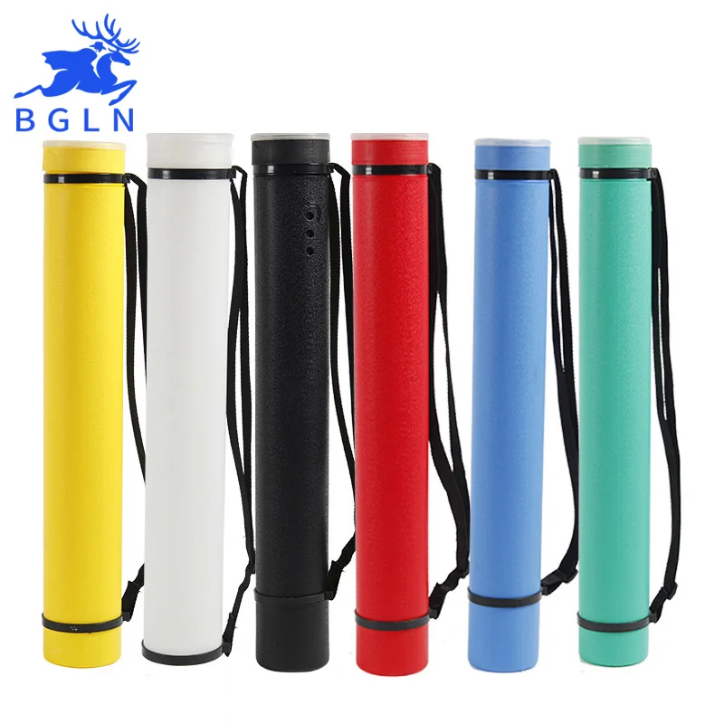 6Colors Square Drawing Tube Adjustable Portable Drawing Large Capacity