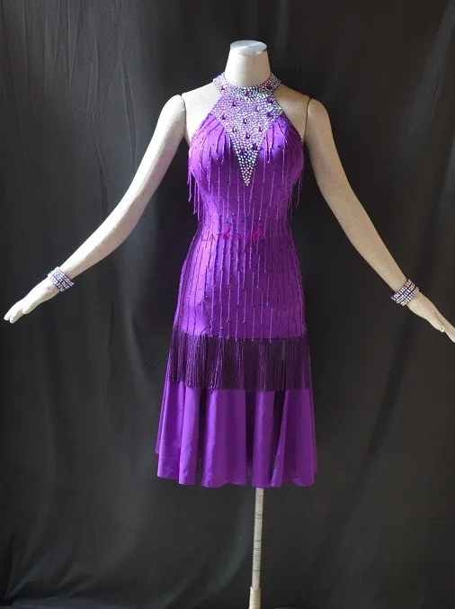

KAKA-L1568,Women Dance Wear,Girls Fringe Latin Dress,Salsa Dress Tango Samba Rumba Chacha Dress,Dance Latin dress