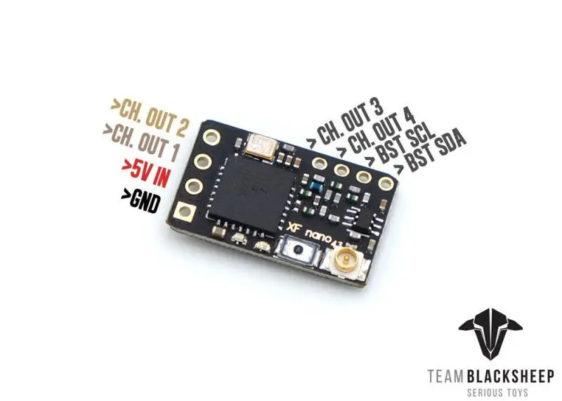 Оригинальная TBS команда BlackSheep Crossfire Nano SE приемник Immortal T V2 антенна RX CRSF 915/868Mhz радиосвязь с большим радиусом действия RC