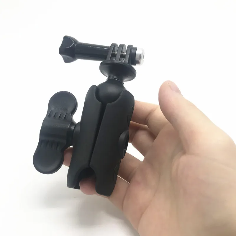 360 Degree Rotate Camera Clamp Mount Diving Fill Light ABS Ball Clip for Go Pro Hero 6 5 4 3 Xiaomi Yi SJ4000 SJ7000 | Электроника