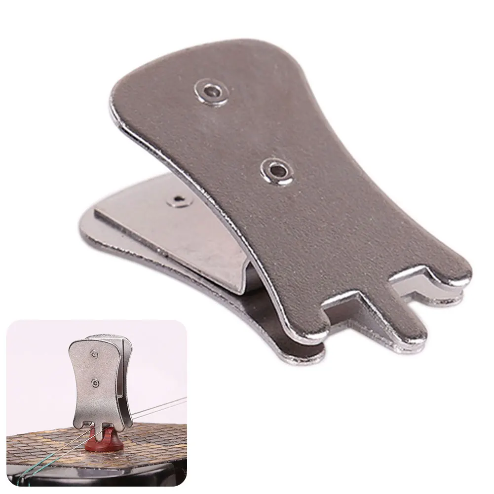 

Musical Fiddle Parts Erhu Mute Lightweight Volume Control Tools Instrument Accessory Portable Silencer Clip Professional Metal