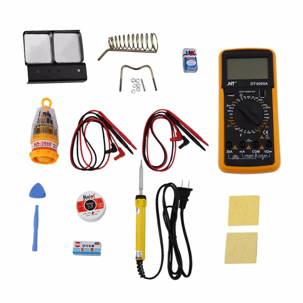 11Pcs/set Handheld Universal Meter General Manual Range Digital