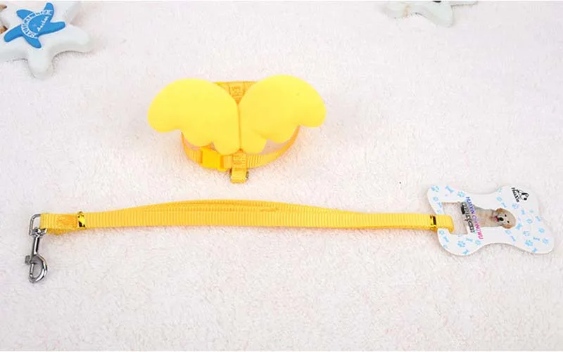 SYDZSW Nylon Pet Leash Cute Angel Wing Small Dog Lead Cat Harness for Chihuahua Yorkshire Dogs Cats Products Pet Accessories Wholesale4