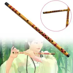 Начинающий F ключ бамбуковая флейта Традиционный китайский духовой инструмент с красной нитью