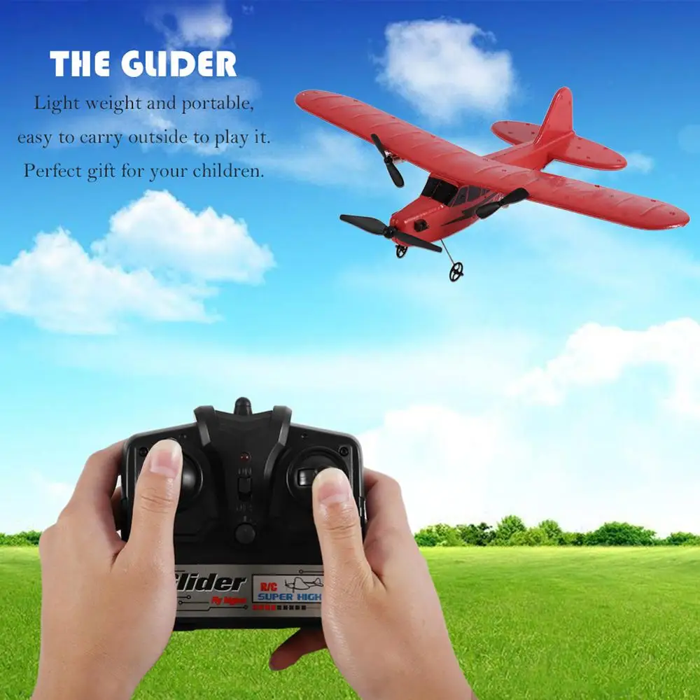 

2.4G Mini Aircraft Funny Remote Control Breakproof Glider Kids Toy Gift