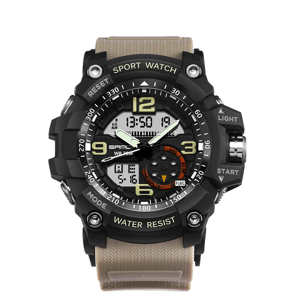 

Fashion Classic Men Digital Watches Waterproof Sports Electronic Luxury G Style Military Camp Male Clock #0610