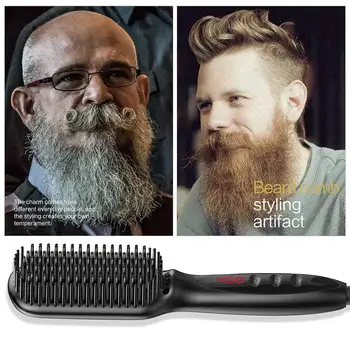 

BellyLady Plug Negative Ion Ceramics Hair Brush Fast Hair Straightener Comb Electric Brush Comb