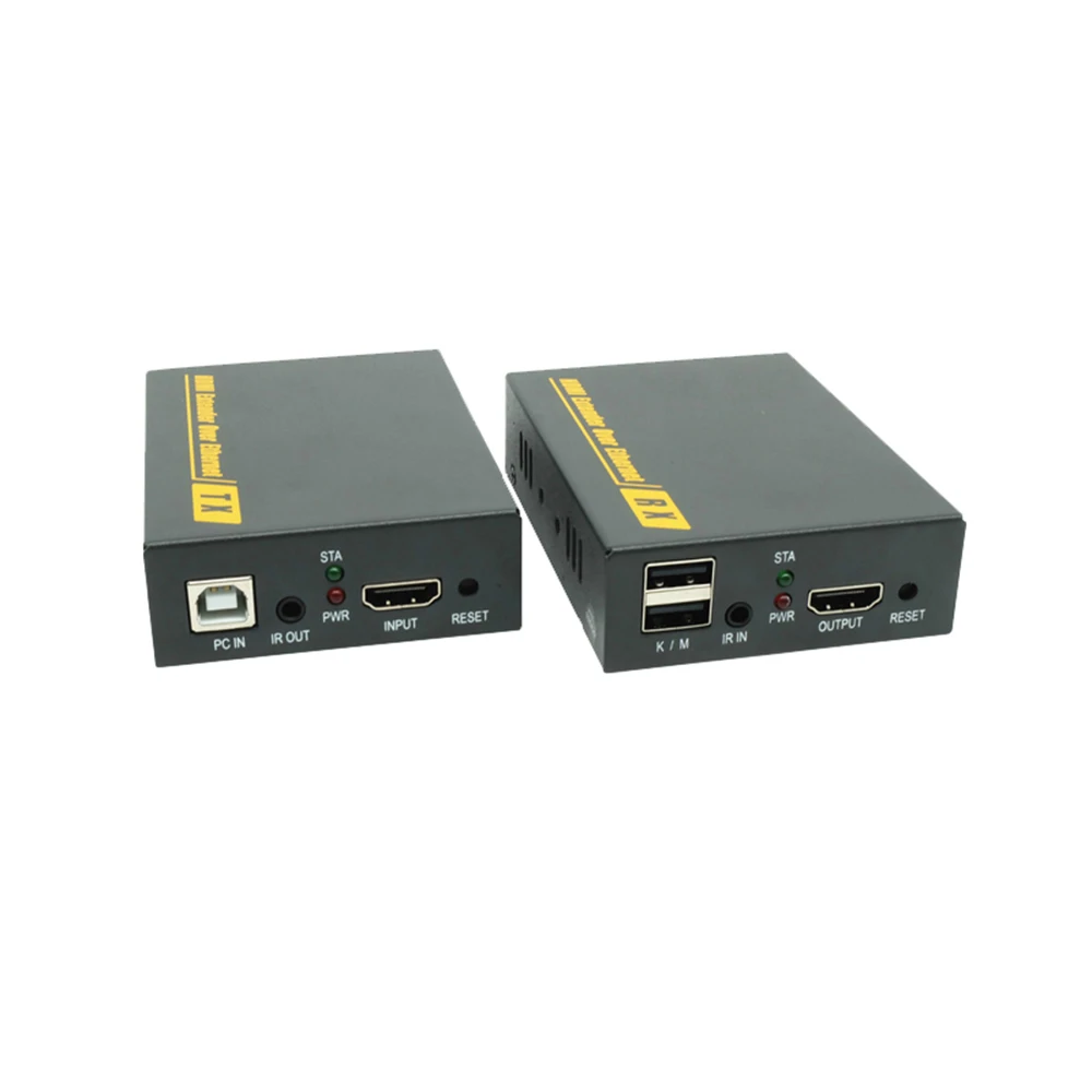 Самый новый HDMI KVM удлинитель TCP/IP сетевой высокого качества 120m USB IR CAT5e/6|hdmi kvm extender|kvm