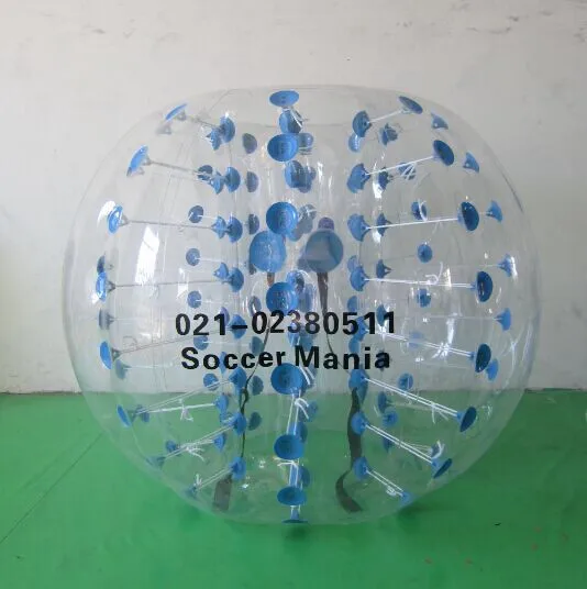 Надувные людской мяч, Футбол Зорб мяч для продажи, футбол в шарах - Цвет: dot blue