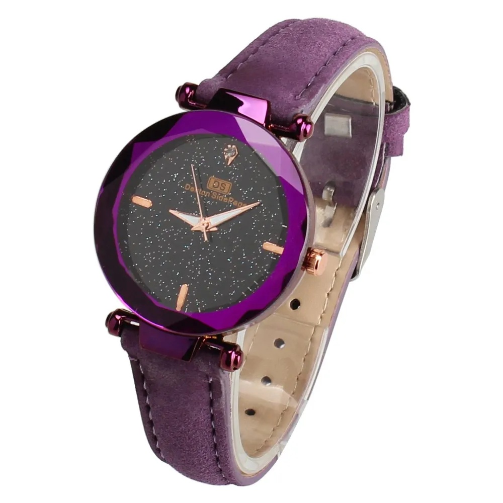 

Watch 2019 New Woman Fashion Leather Band Analog Quartz Round Wrist Watch Watches Wristwatch Clock Gift luxury Mirar Dropship @5