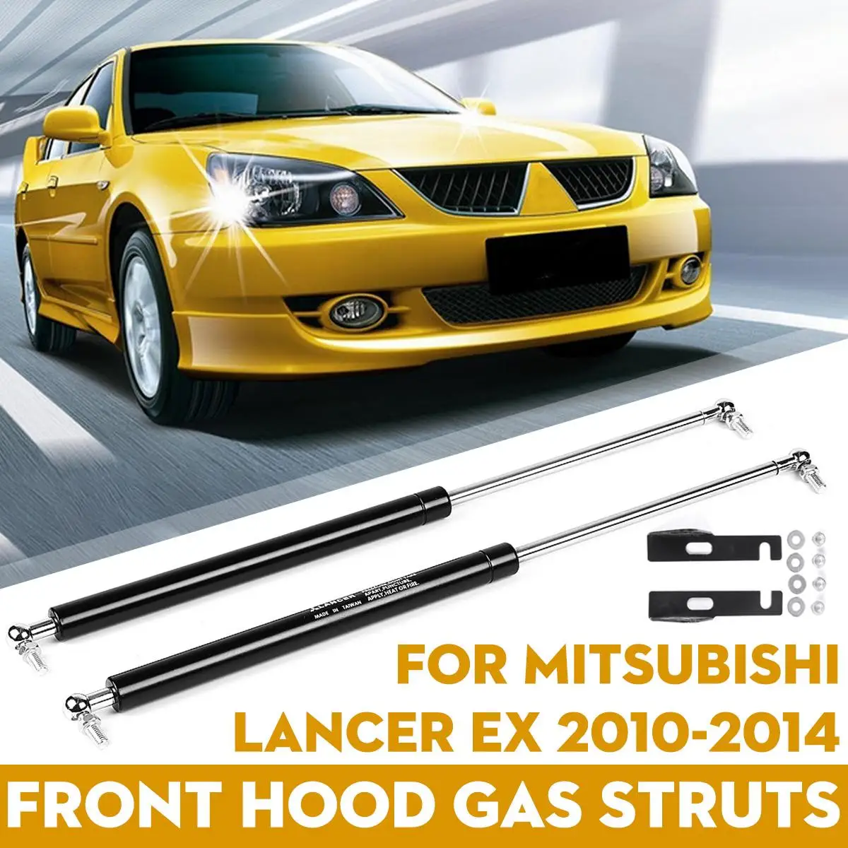 

2Pcs Front Engine Cover Hood Shock Lift Struts Bar Support Arm Gas Spring For Mitsubishi Lancer EX 2010 2011 2012 2013 2014