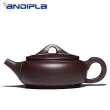 340cc подлинный исинский чайник мост чайник фиолетовый глиняный мастер ручной работы Zisha Чайник Китайский чайный набор чайник винтажный домашний декор