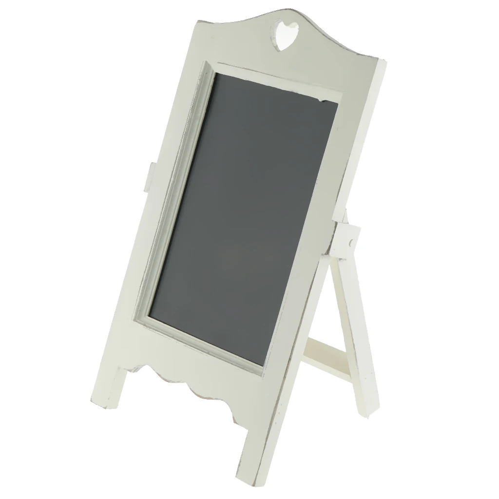 Wooden Blackboard With Stand Erasable Chalkboard Message Boards Sign Wedding Party Decoration For Table Memo