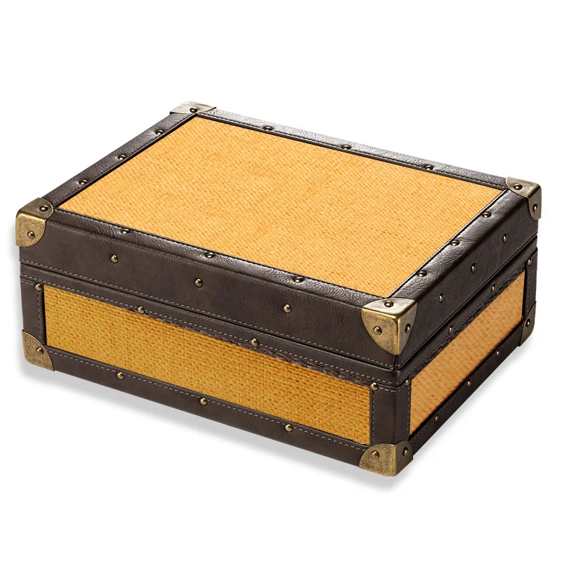 

COHIBA Cigar Box Large Capacity Cedar Wood Humidor case with humidifier hygrometer CH-3088