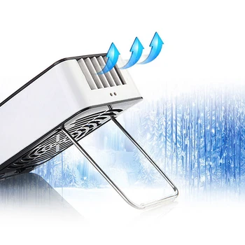 

2017 New Upgrade Mini Portable Hand Hold desk Air Conditioner humidification cooler Cooling fan Cute Small Fan for Office