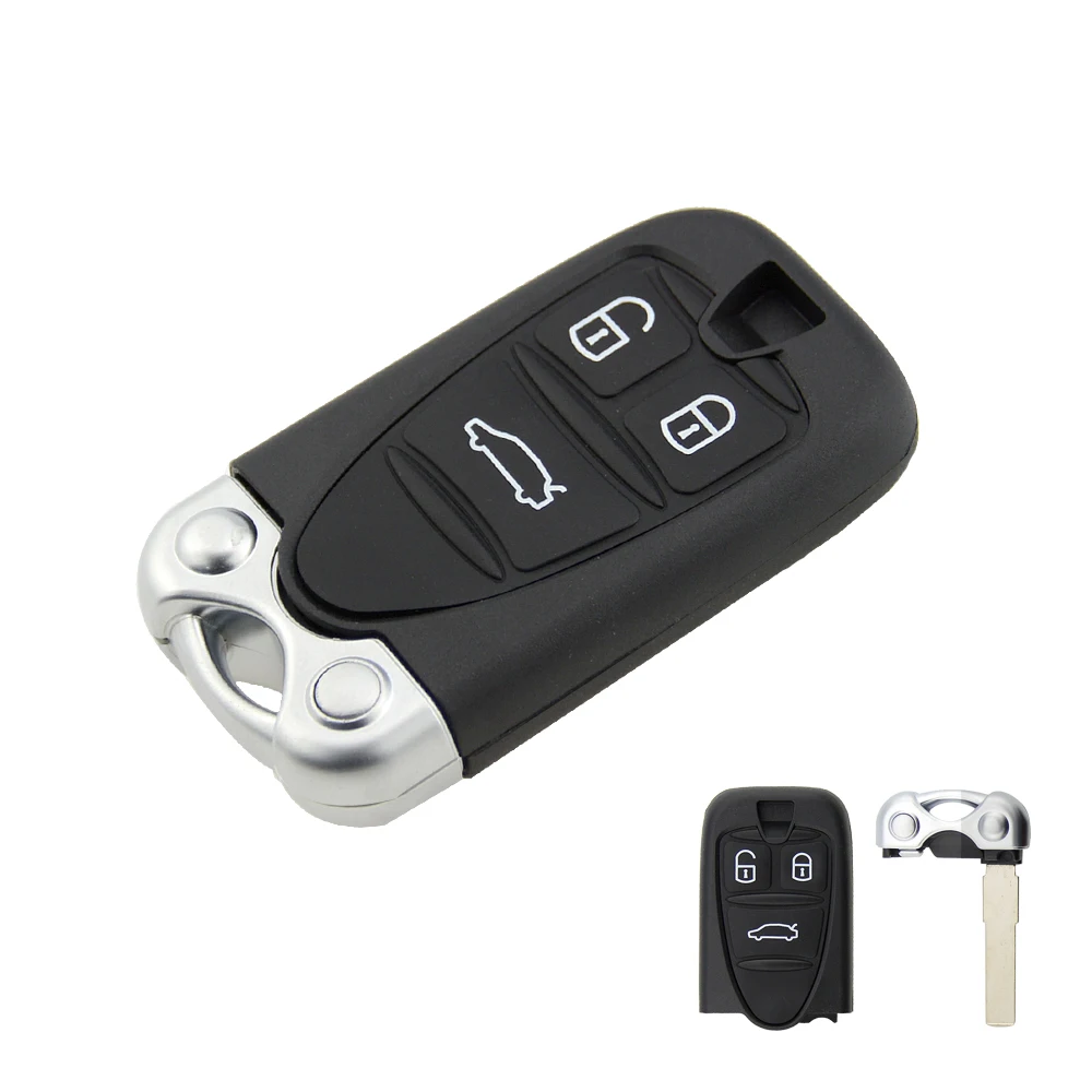 

3 Buttons Replacement Accessories Remote Key Shell Cover Case Auto Car For Alfa ROMEO 159 Brera 156 Spider Uncut Insert Blade