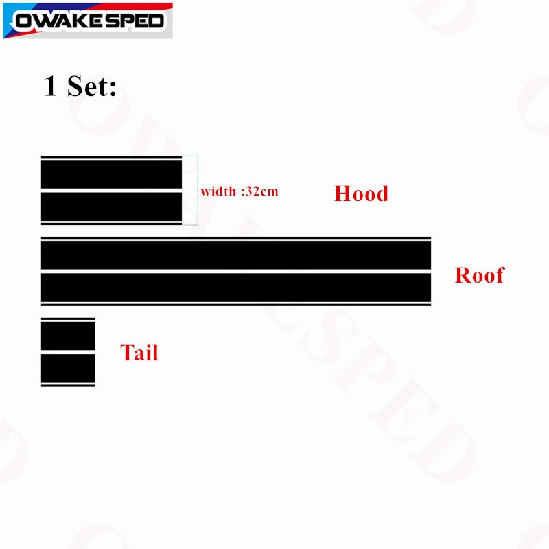 Спортивные полосы, наклейки для всего тела, капот автомобиля, крыша, хвост, Декор, виниловые наклейки, гоночный стиль, авто аксессуары для Toyota AYGO