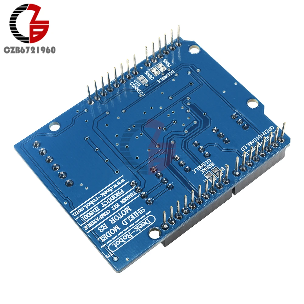 L298P щит R3 DC модуль драйвера двигателя 2A h-мост 2 способ двойной полный мост драйвер щит для Arduino UNO 2560 NW