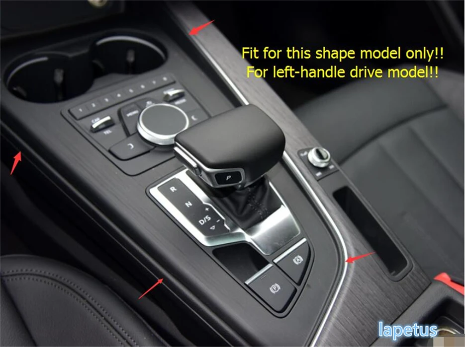 Lapetus коробка передач переключения передач/держатель стакана воды крышка отделка Подходит для Audi A4 B9 A5 седан/Avant/Allroad Quattro