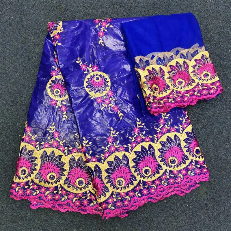 

TL!African Bazin Riche lace Fabric with New Design Embroidered Bazin Riche Getzner With Tulle Lace fabric ! J61057
