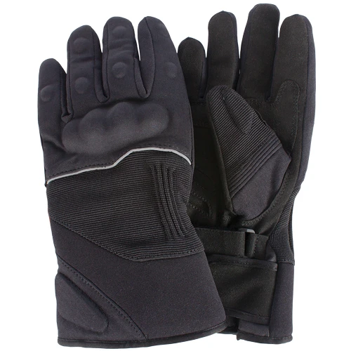 Fox Outdoor 79-706 M Deluxe Cold-Weather Hard Knuckle Gloves Medium - Black