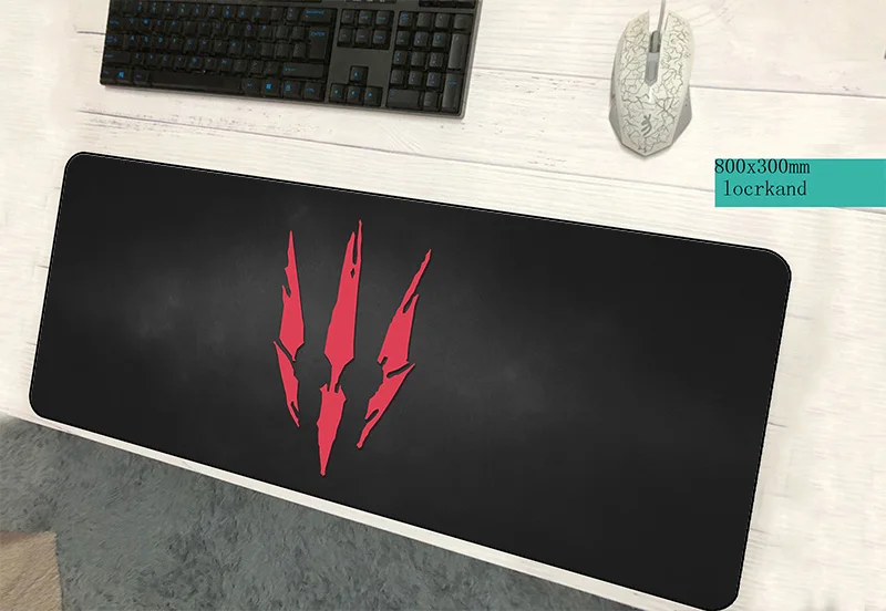 

witcher mouse pad gamer 800x300x3mm Popular notbook mouse mat gaming mousepad large pad mouse PC desk padmouse