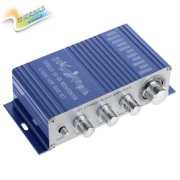 Cheapest! Hi Fi 12V Mini Auto Car Stereo Amplifier 2