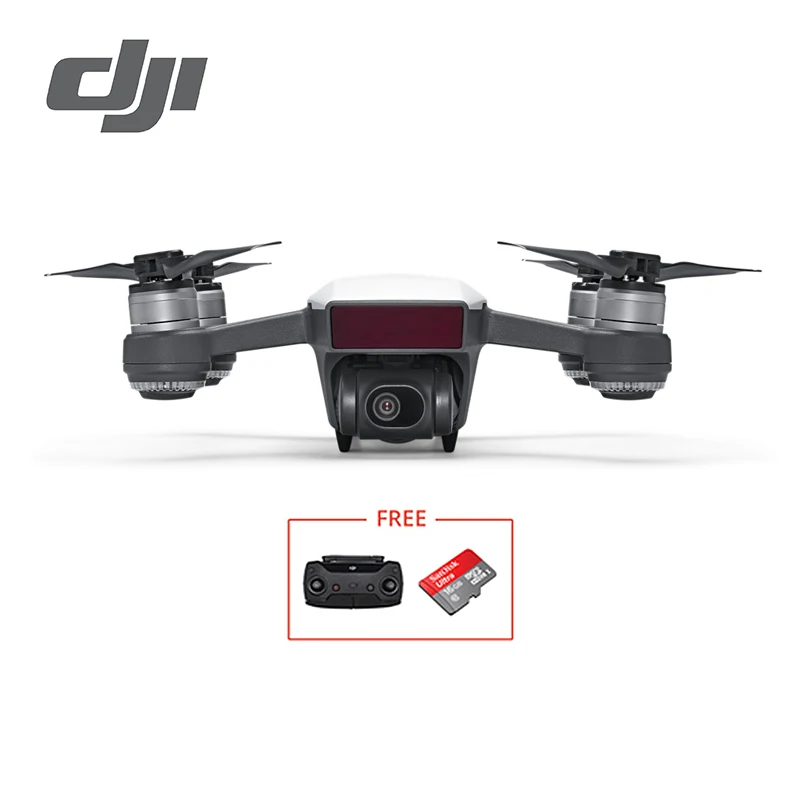 DJI Spark (Remote Controller and 16GB Micro SD card free) max 16 MIN Flight Time 12 MP Effective Pixels 50 KM/H Speed