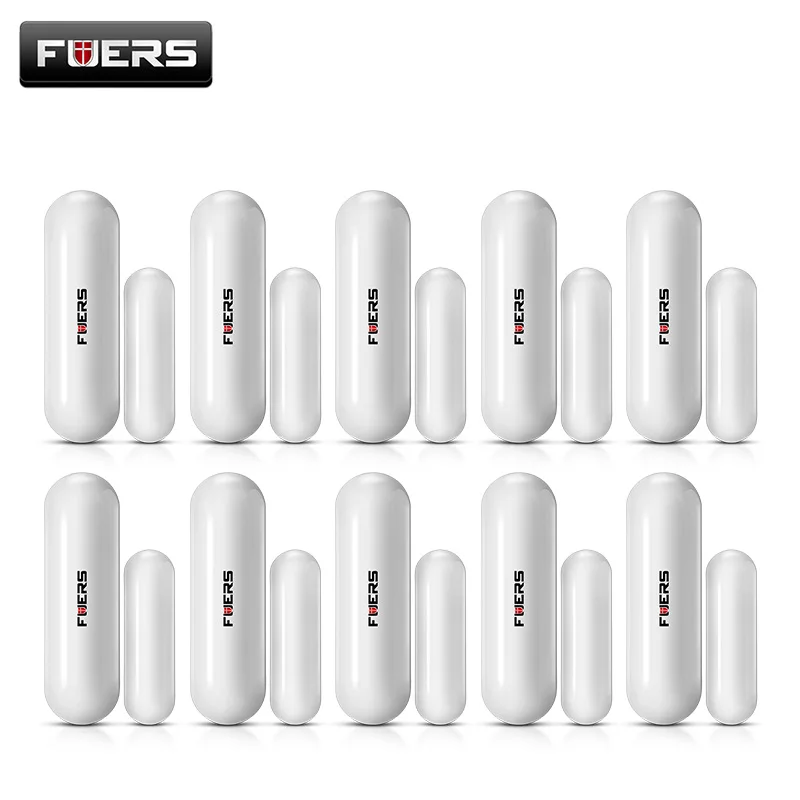 

FUERS Wireless Door sensor detector window magnetic door contact with low voltage SMS alert function