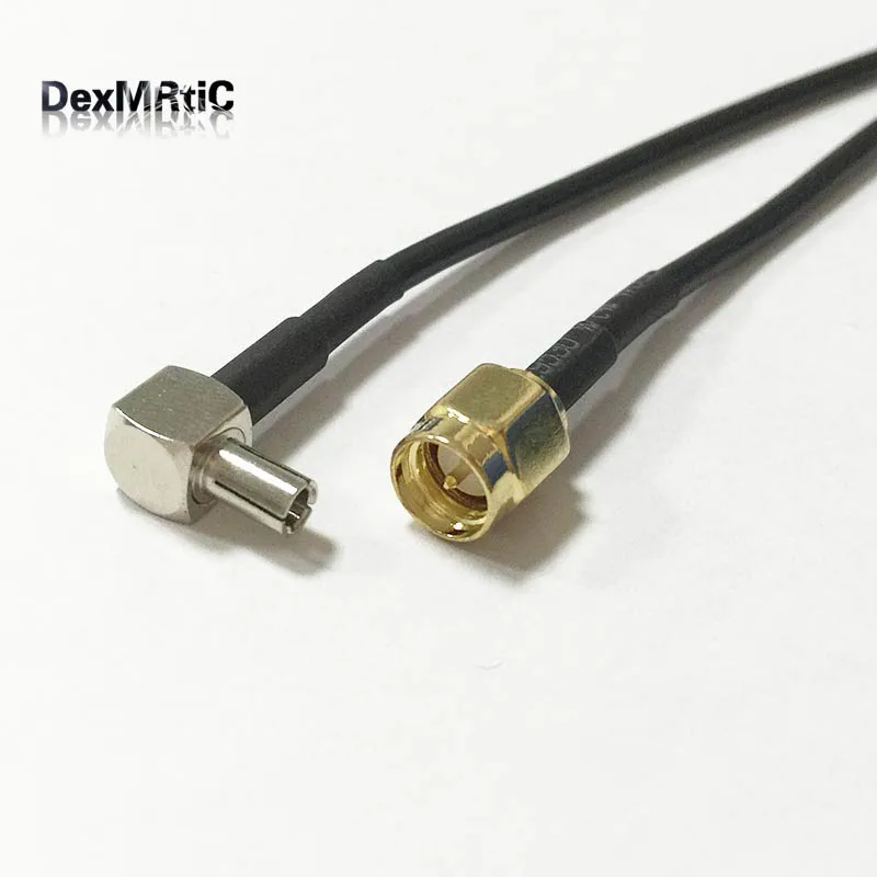 

2PCS New SMA Male Plug Connector Switch TS9 Right Angle Connector RG174 Cable 20CM 8" Adapter Wholesale Fast Ship