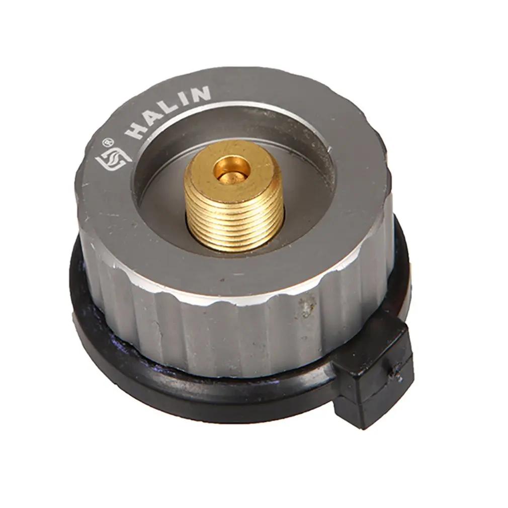 

Universal Mini Propane Fill Adapter Solid Brass Cap for Bottle Gas Tank Cylinder Protect Sealed Cap for Outdoor Stove Camping