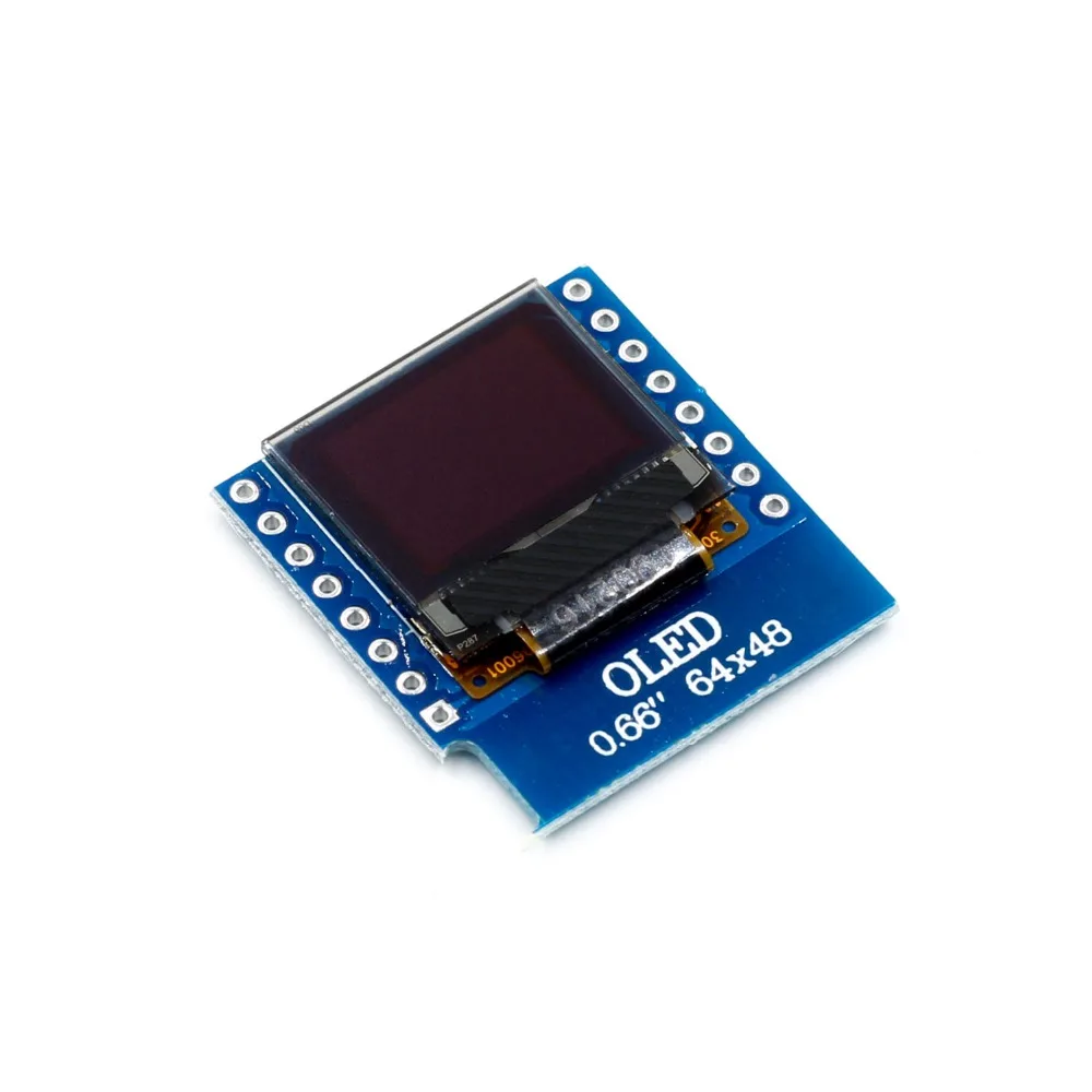 0,66 дюймовый oled-дисплей модуль для WEMOS D1 MINI ESP32 модуль AVR STM32 64x48 0,6" ЖК-экран IIC IEC OLED