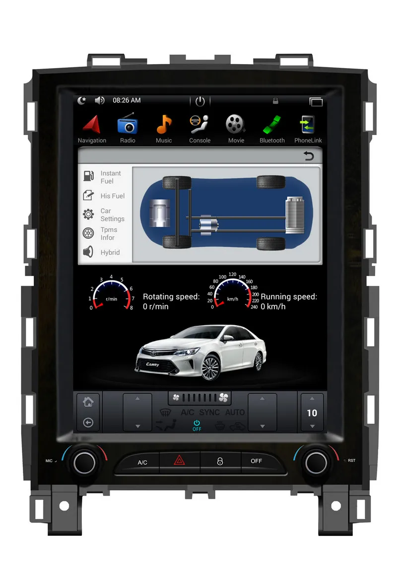 Excellent 10.4" Vertical Screen Tesla Style Android 7.1 Car GPS Navigation for Renault Koleos 2017 Megane 2017 with Radio BT Stereo Player 3