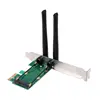 NoEnName_Null Высококачественная беспроводная сетевая карта WiFi Mini PCI-E Express к PCI-E адаптеру 2 антенны Внешний ПК ► Фото 3/6