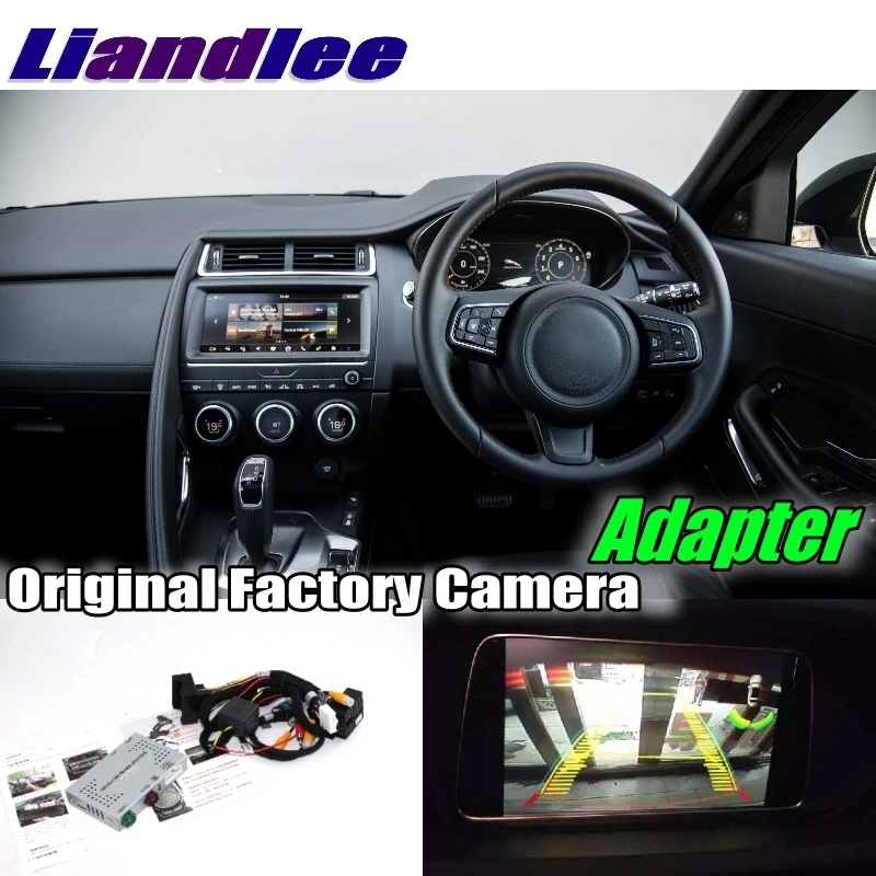 

Liandlee Car Reverse Rear Back Up Camera Interface Adapter Decoder Kits For Jaguar E-Pace X540 2017~2019 System Upgrade