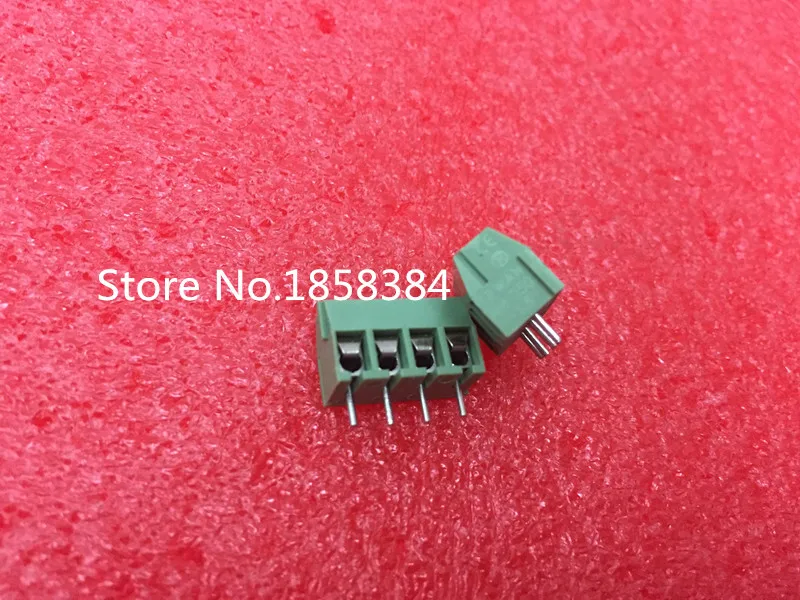 100 шт./лот KEFENG KF350-3.5-4P KF350-4P KF350 4Pin 3,5 мм прямой контактный PCB винт Клеммная колодка Разъем