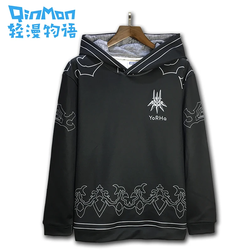 

NieR:Automata Anime Cosplay Autumn&Winter Games Long Sleeve Hooded Sweatshirt Male & female casual fashion loose Hoodies COAT