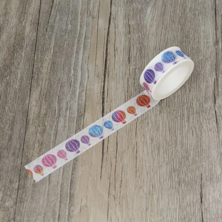 Nice Hot Air Balloon Washi Tape Floral Masking Tapes Decorative