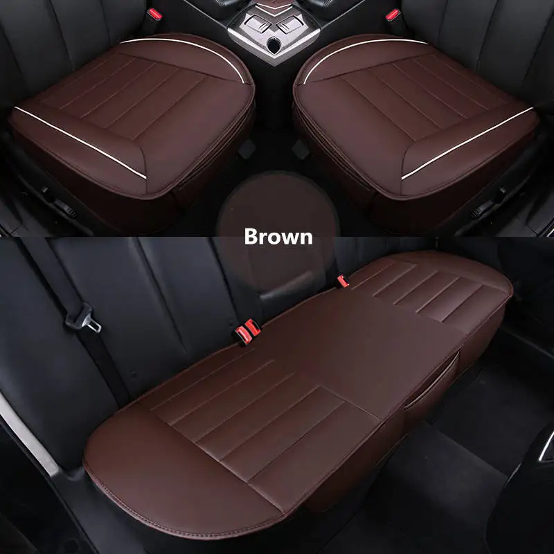 Новинка 3 шт./1 комплект кожаный чехол для сидений автомобиля|car seat cushion pad|car protectorcar