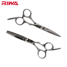 RIWA Hair Scissors Professional Barber Set 2PCS Thinning + Cutting Scissors For Hairdressing Scissor