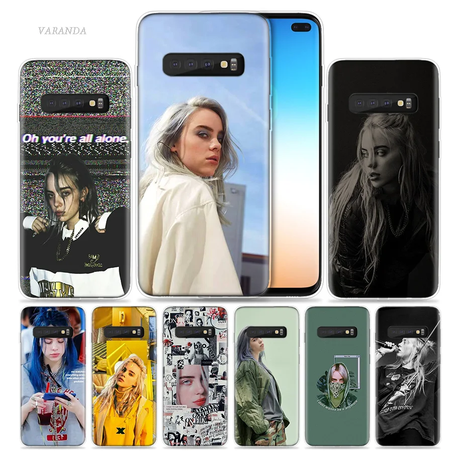 

Fishion Billie Eilish Case for Samsung Galaxy S8 S9 S10 5G S10e S7 Note 8 9 10 J4 J6 Plus J5 J8 2018 J3 Silicone Phone Bags Caso