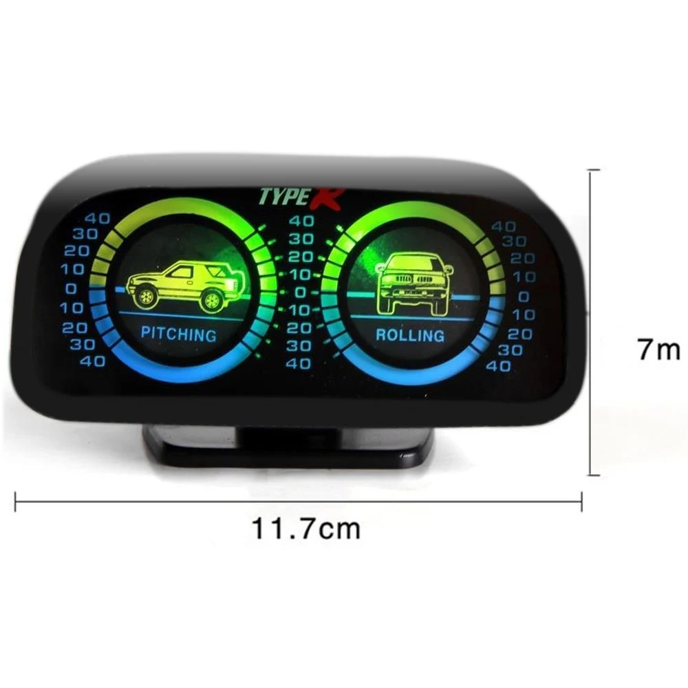 Автомобильный Автоматический компас, настраиваемый метерсклон, индикатор, измеритель земли, светодиодный светильник для внедорожника, внедорожника, направляющего шарового типа