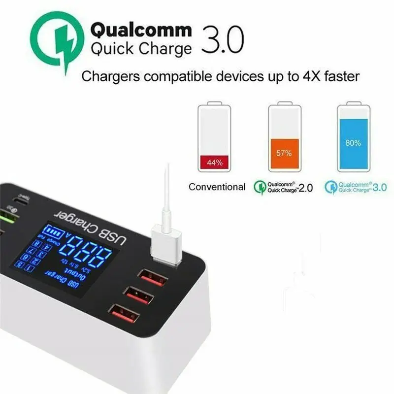 USB 3.0 شاحن نوع C QC 3.0 سريع محول الشحن المحمولة شاحن سامسونج غالاكسي S10 زائد اللوحي العالمي السريع تهمة USB 3.0 شاحن نوع C QC 3.0 سريع محول الشحن المحمولة شاحن سامسونج غالاكسي S10 زائد اللوحي العالمي السريع تهمة